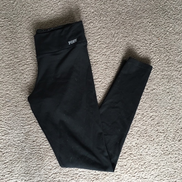PINK Victoria's Secret Pants - Victoria’s Secret PINK Black Yoga Leggings